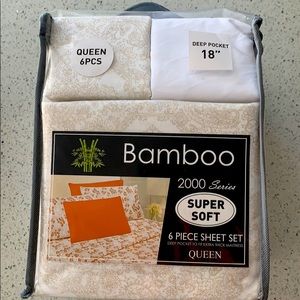 Bamboo 6 piece sheet set
